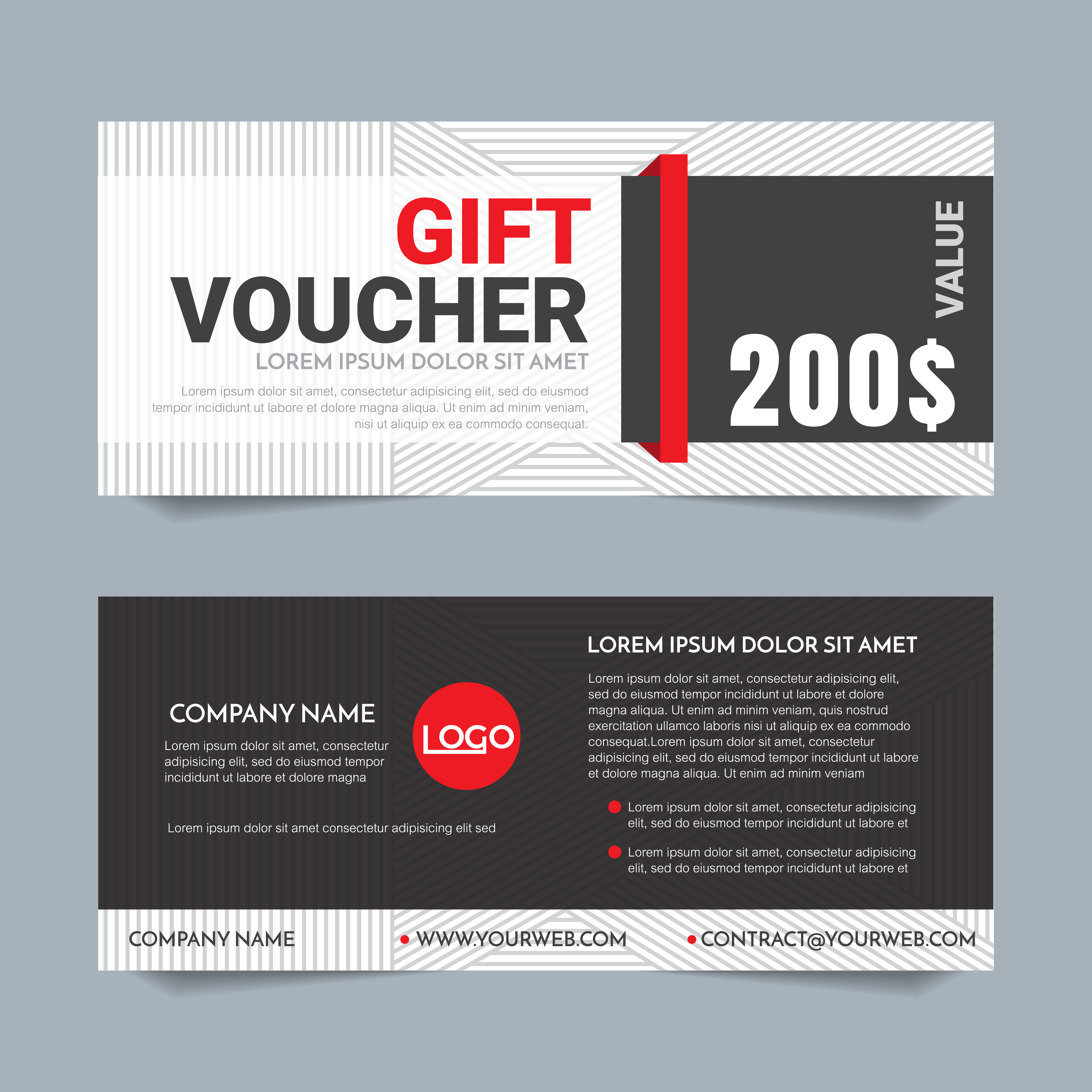 Gift Voucher Vector background 339317 Vector Art at Vecteezy
Food Voucher Template