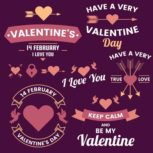 Valentine template banner Vector background for banner