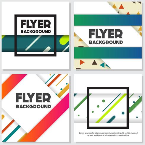 fresh background flyer style background Design Template vector