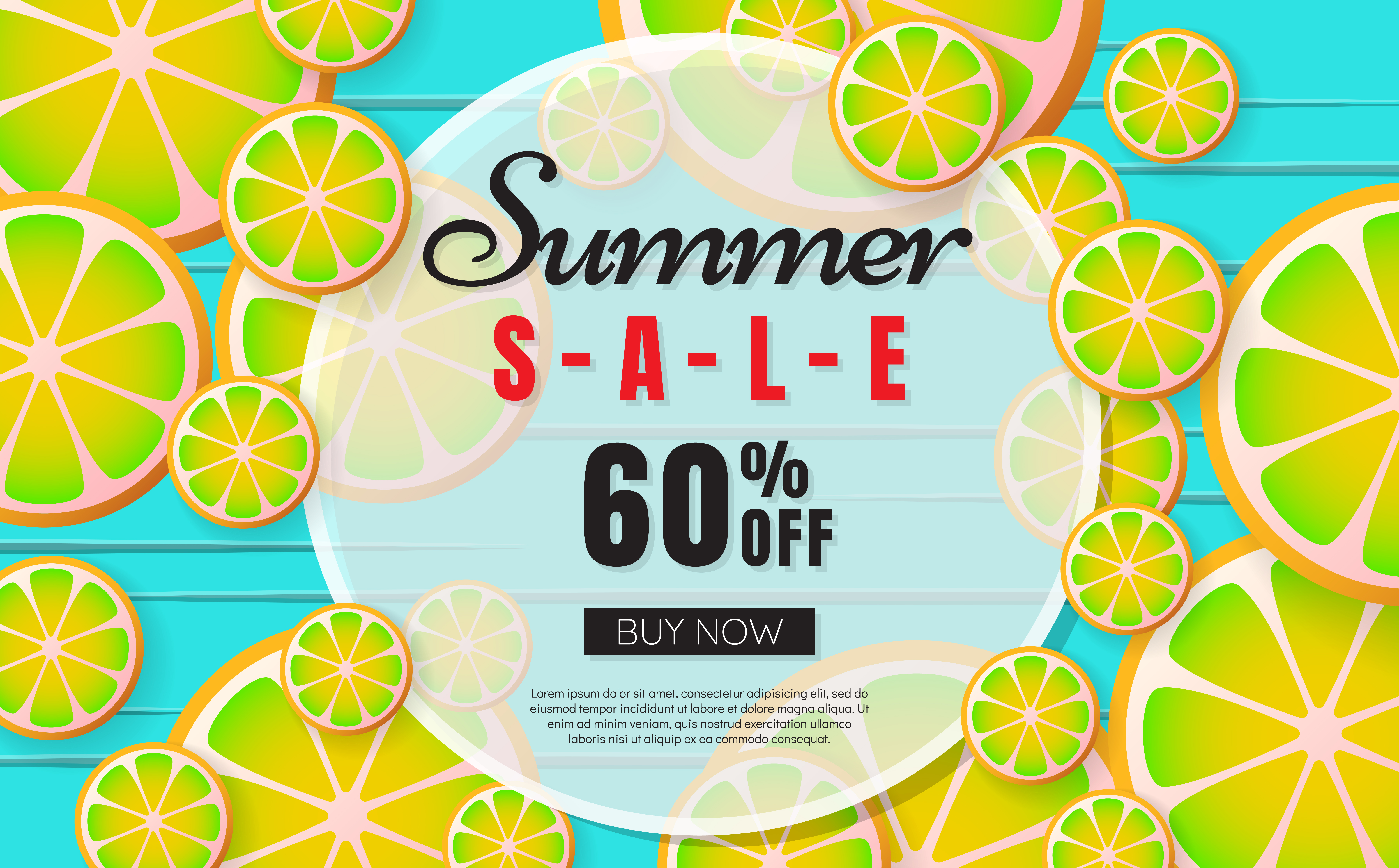 Download summer sale template banner Vector background 339485 ...