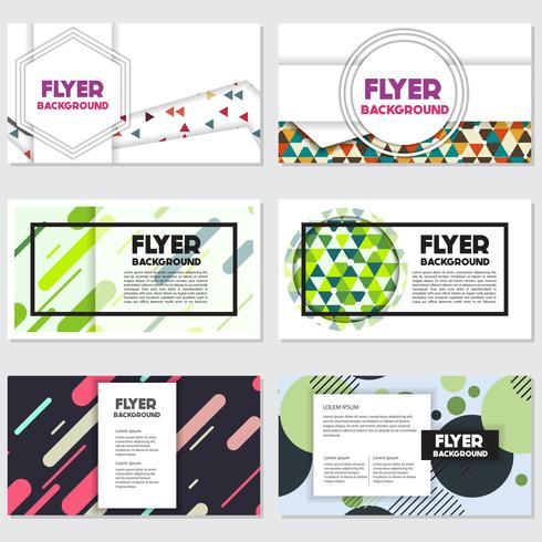 fresh background flyer style background Design Template vector