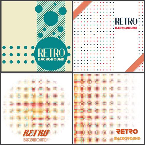 Old retro Vintage style background Design Template vector