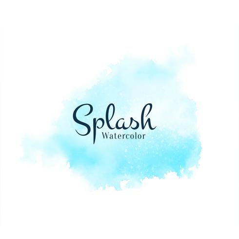 Abstract watercolor splash design vector