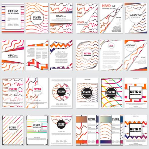 fresh background flyer style background Design Template vector