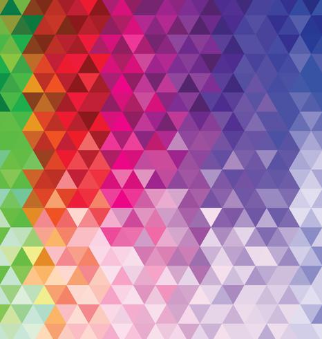 Abstract colorful background with triangles vector