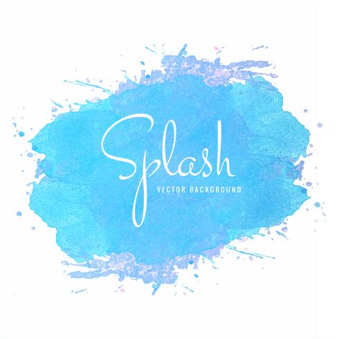 Fondo acuarela elegante colorido splash vector