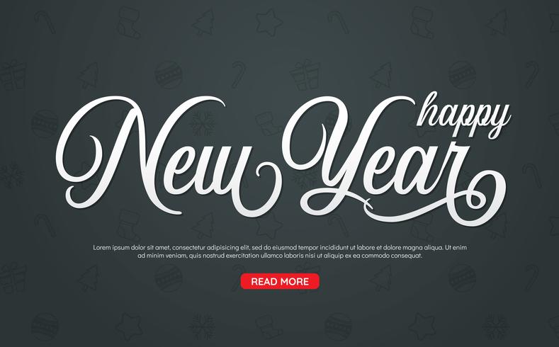 Happy New Year Background Vector background