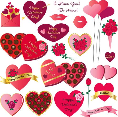 valentines day clipart vector