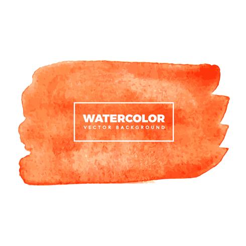 Orange Watercolor Background vector