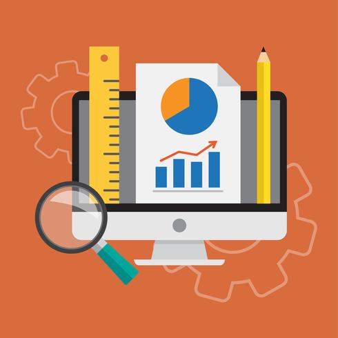 Analysis business  vector