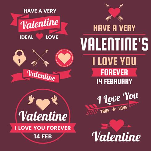 Valentine template banner Vector background for banner