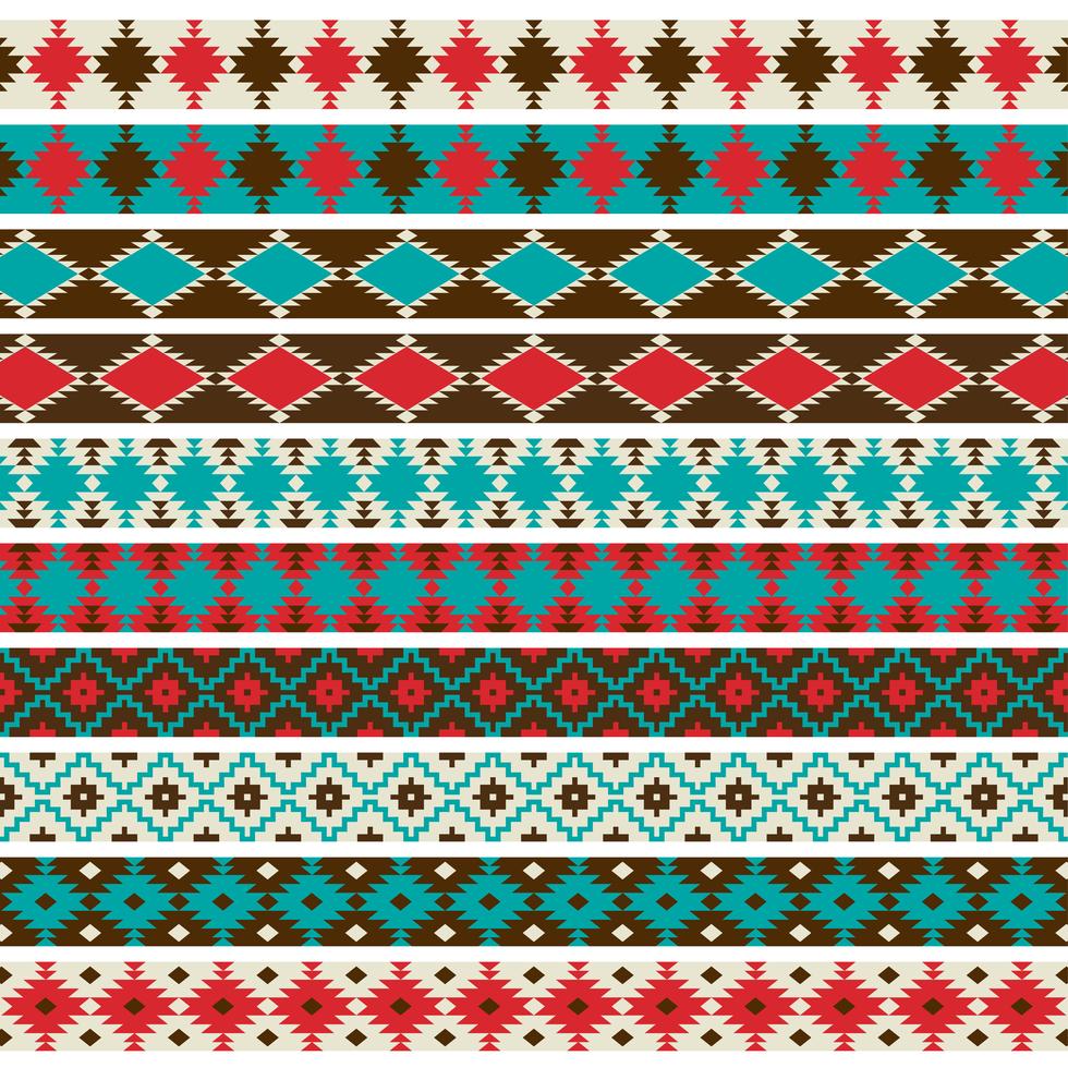 Native American border patterns graphics 339877 Vector Art at Vecteezy