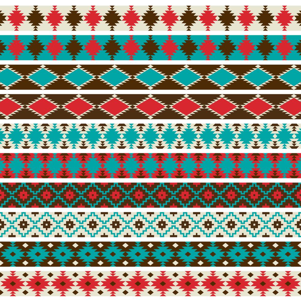 Native American border patterns graphics 339877 Vector Art at Vecteezy