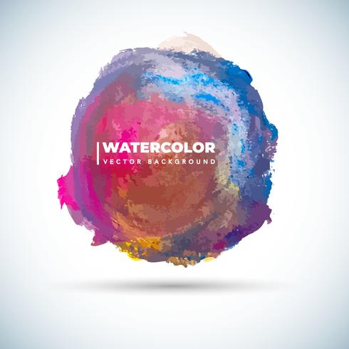 Circular Grunge Watercolor  vector