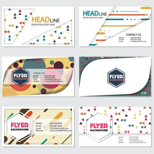 fresh background flyer style background Design Template vector