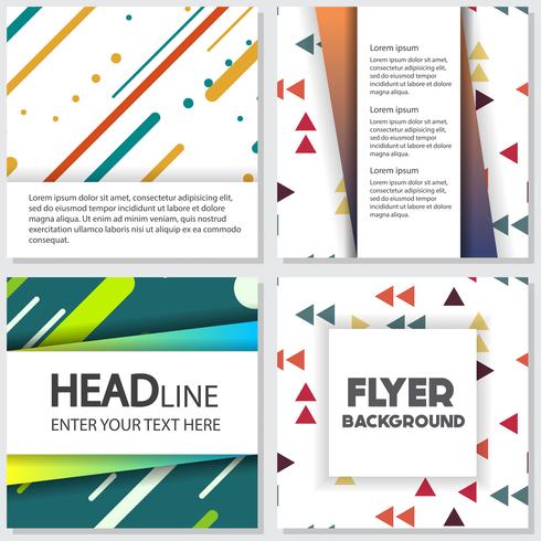 fresh background flyer style background Design Template vector