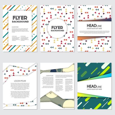 fresh background flyer style background Design Template vector