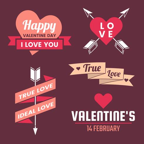 Valentine template banner Vector background for banner