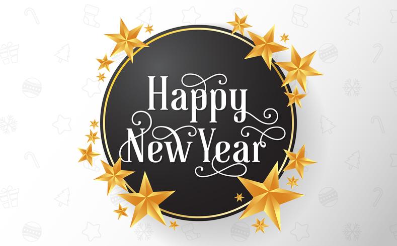 Happy New Year Background Vector background