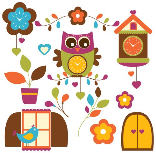 Cuckoo Clocks vector