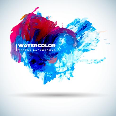 Colorful Grunge Watercolor Background vector