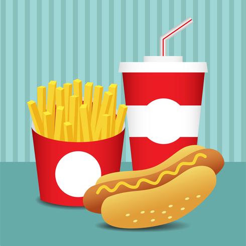 Fast food set 2 - Download Free Vector Art, Stock Graphics & Images