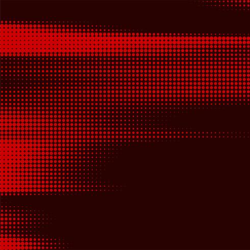 Modern red halftone background vector