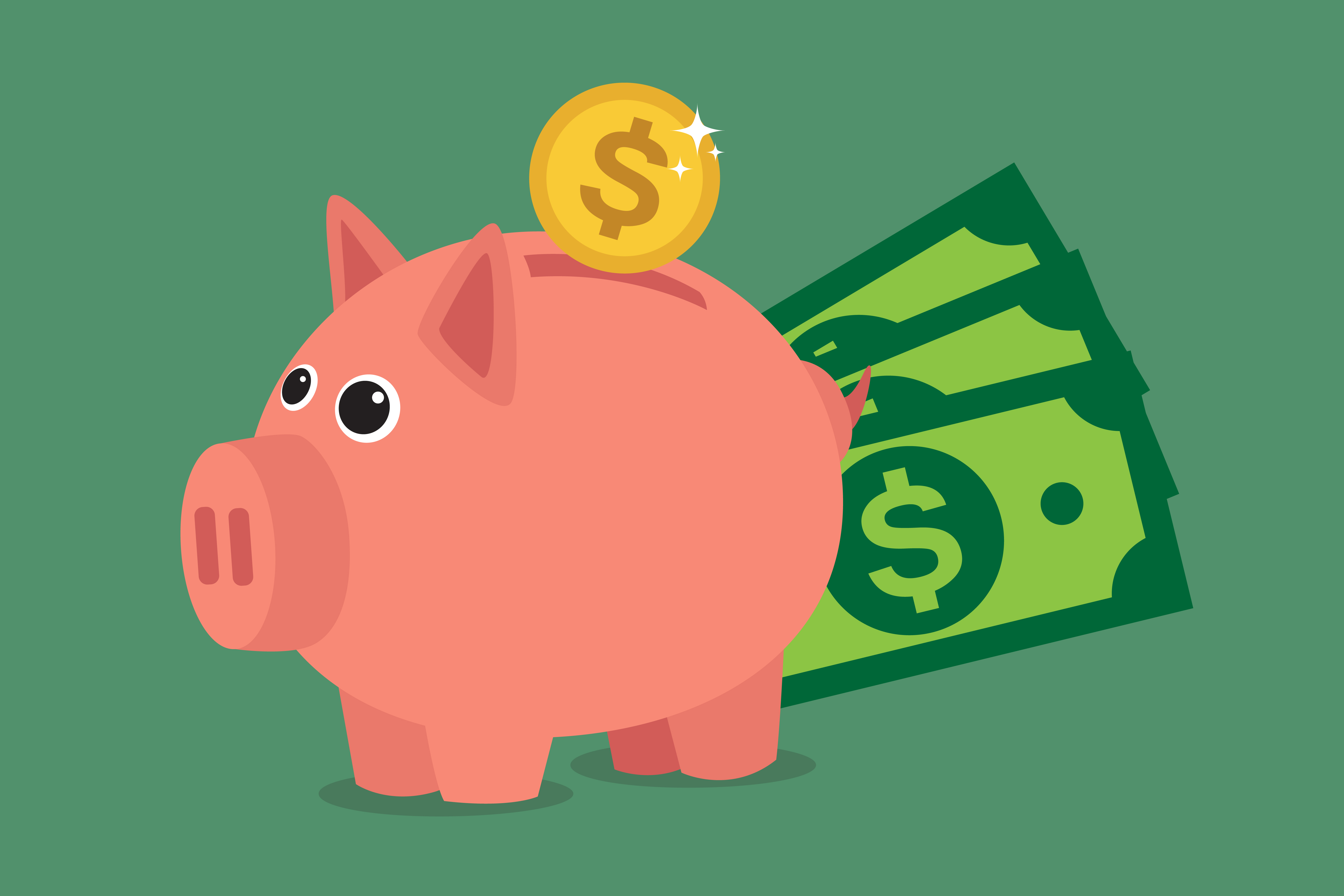 Piggy Bank 340369 Vector Art At Vecteezy