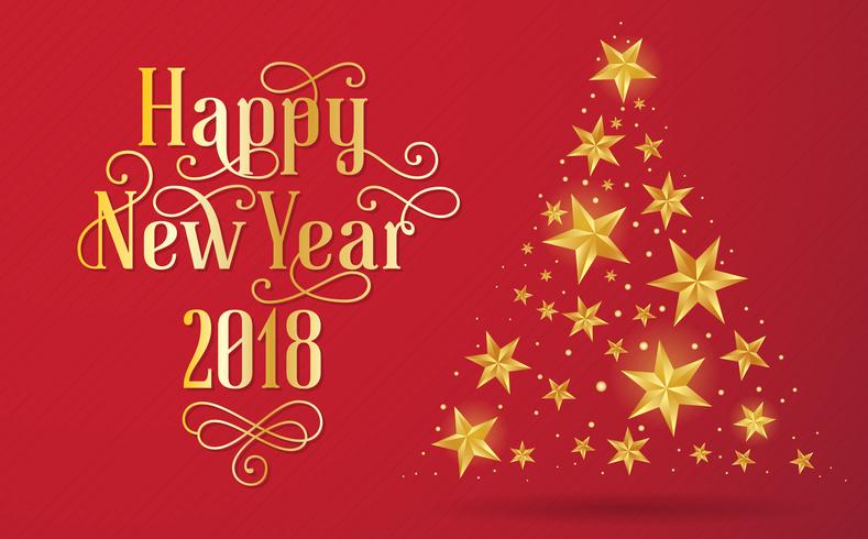 Happy New Year Background Vector background