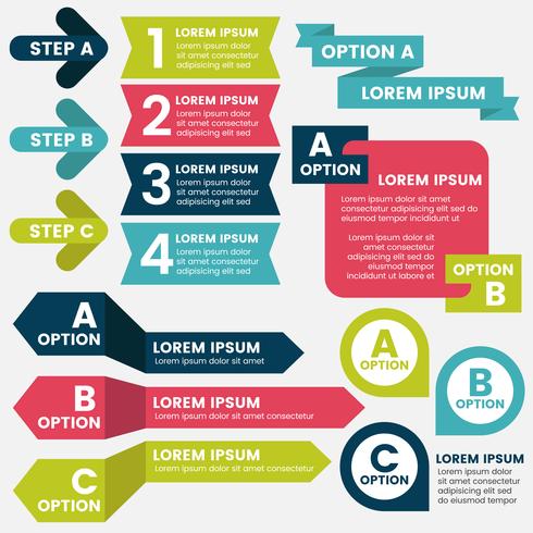 Infografía diseño plantilla vector