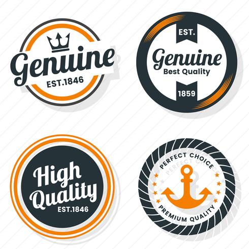 Vintage Retro Vector Logo for banner