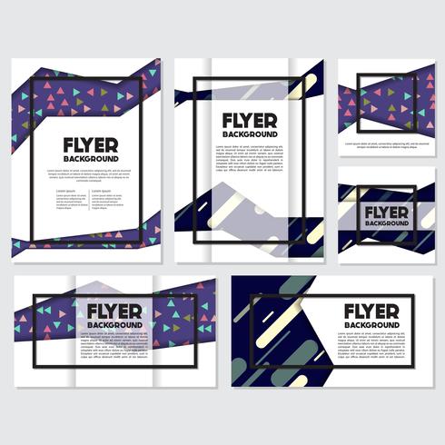 fresh background flyer style background Design Template vector