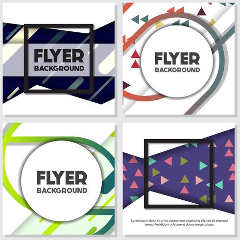 fresh background flyer style background Design Template vector