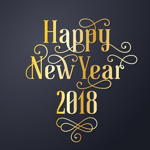 Happy New Year Background Vector background
