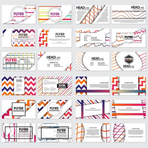 fresh background flyer style background Design Template vector