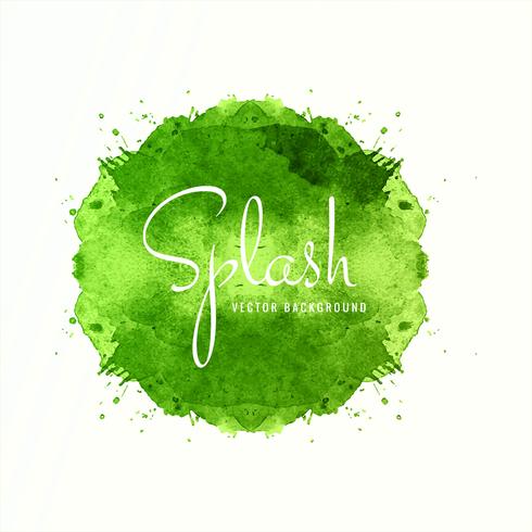 Abstract Colorful Watercolor Splash Background vector