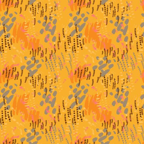 Safari pattern on striped background vector