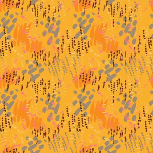 Safari pattern on striped background vector