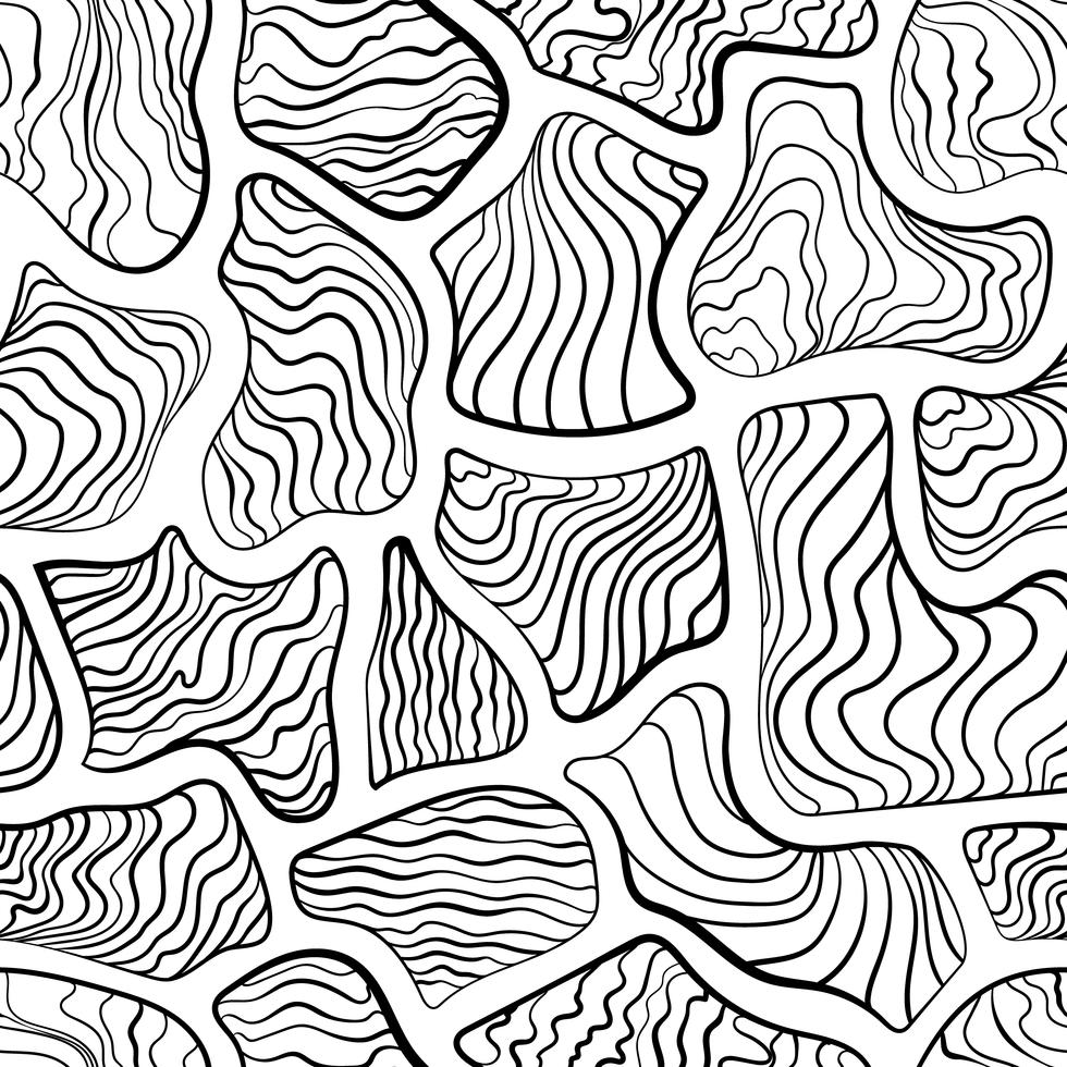 Abstract seamless pattern, tile pattern like zebra stripe. 340826 ...