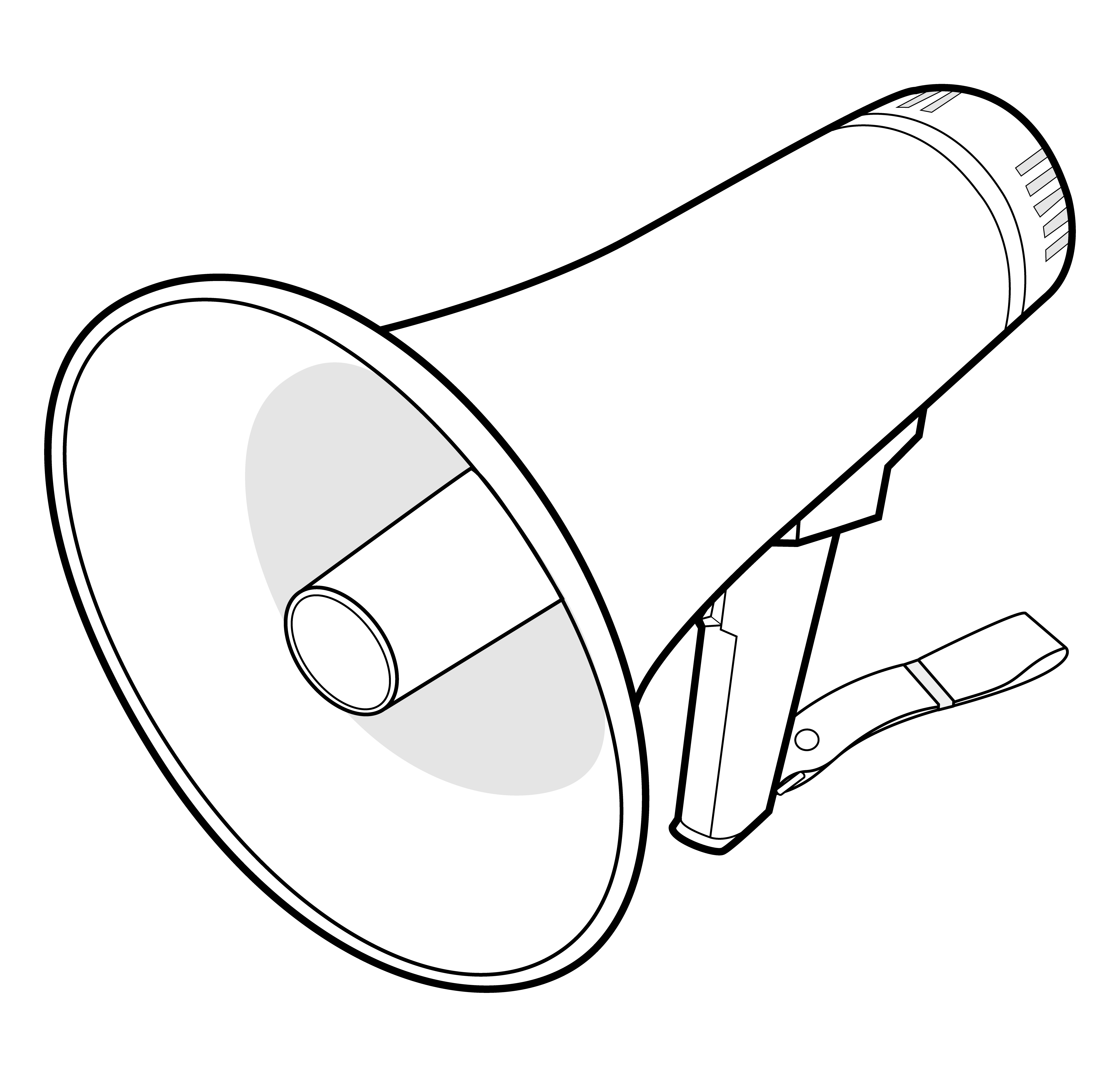 Printable Megaphone Template