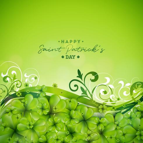 Saint Patrick's Day Background Design vector