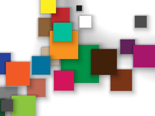 Colorful squares abstract background. vector