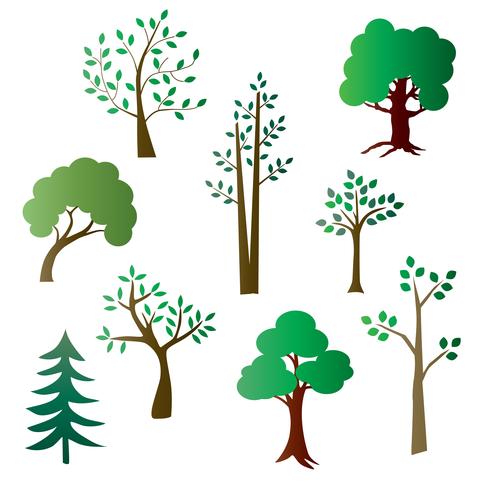 gradient trees vector