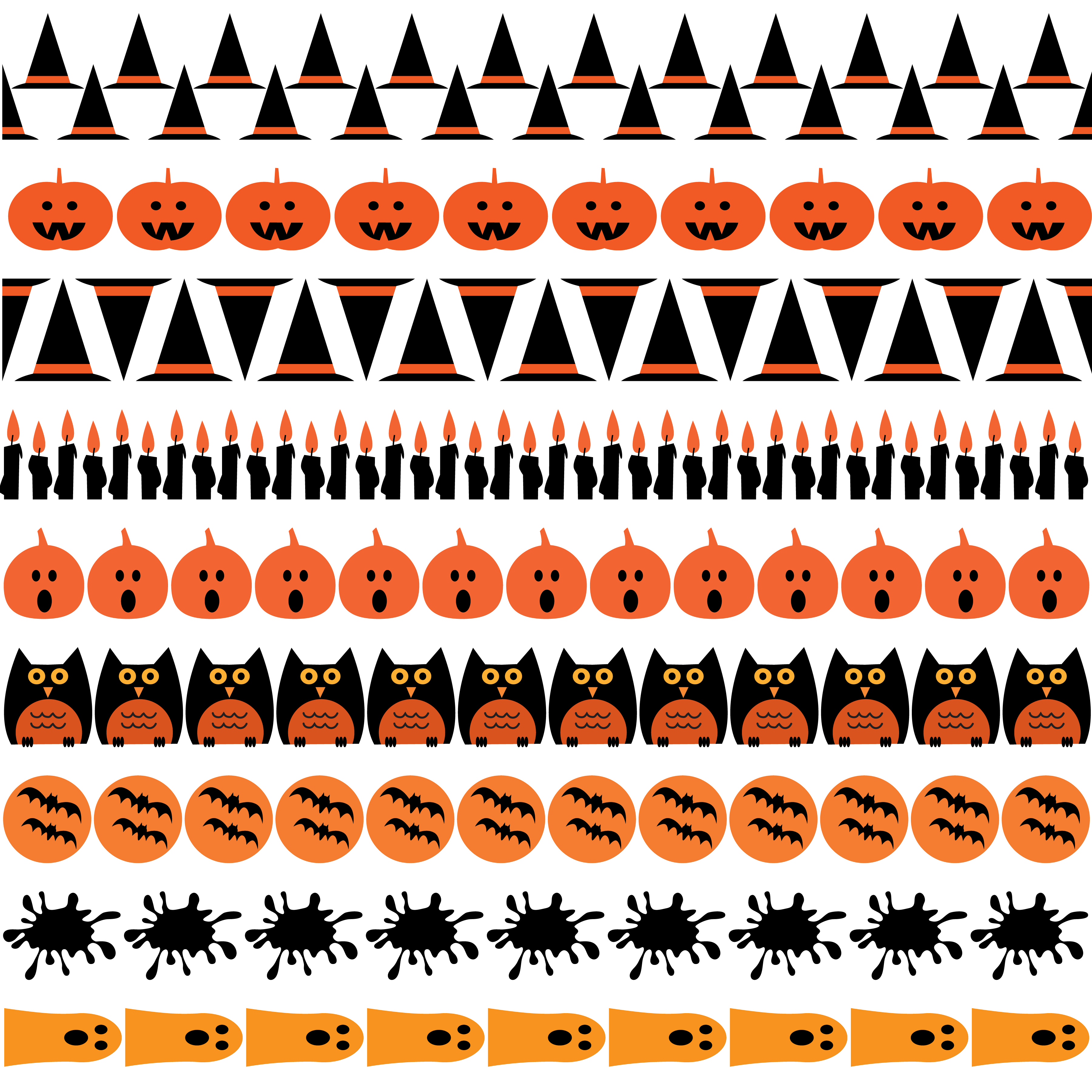 Download Halloween icon borders - Download Free Vectors, Clipart ...