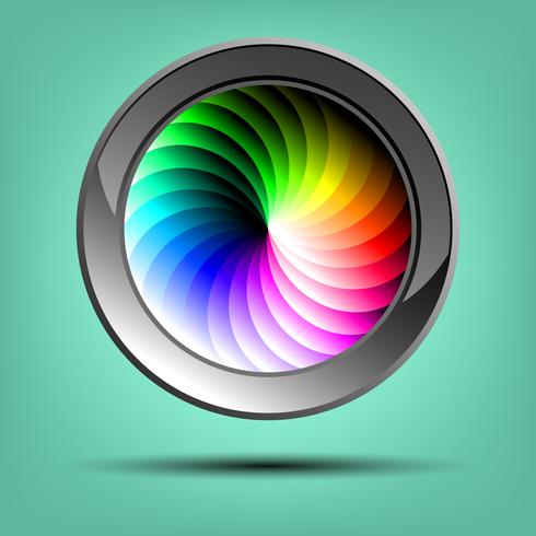 Color button vector