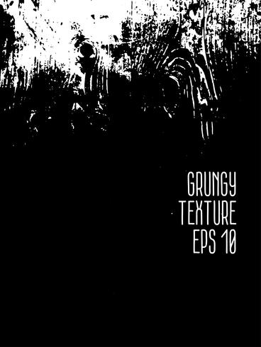 Grunge Black and White Distress Texture . vector