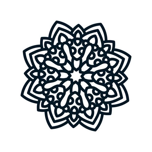 Template snowflakes laser cut and engraved. vector