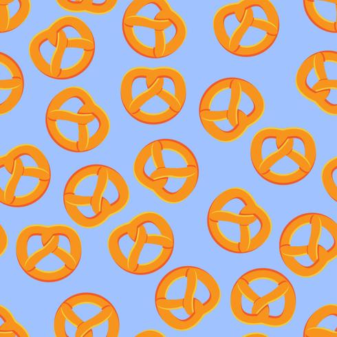 seamless pattern bagel vector