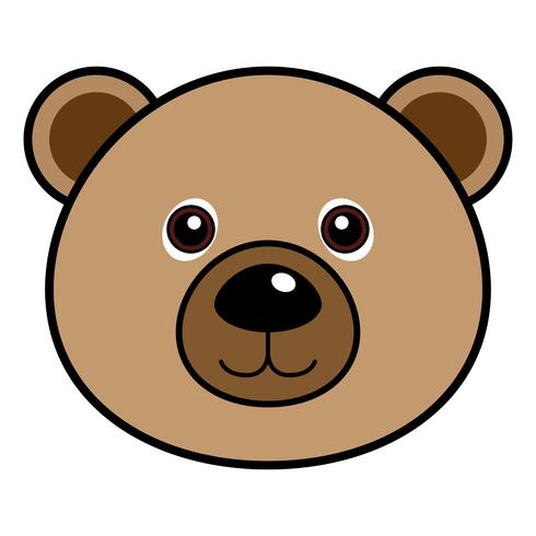 Cute Bear Vector.  vector