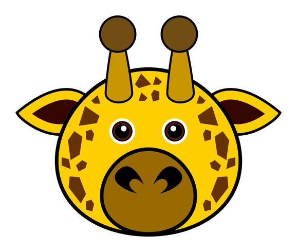 Cute Giraffe Vector.  vector